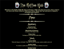 Tablet Screenshot of koffeeklub.net